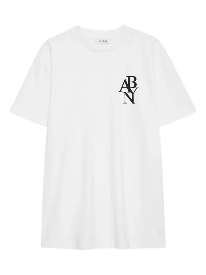 ANINE BING ANINE BING The Walker short-sleeve T-shirt - Whiteの商品画像