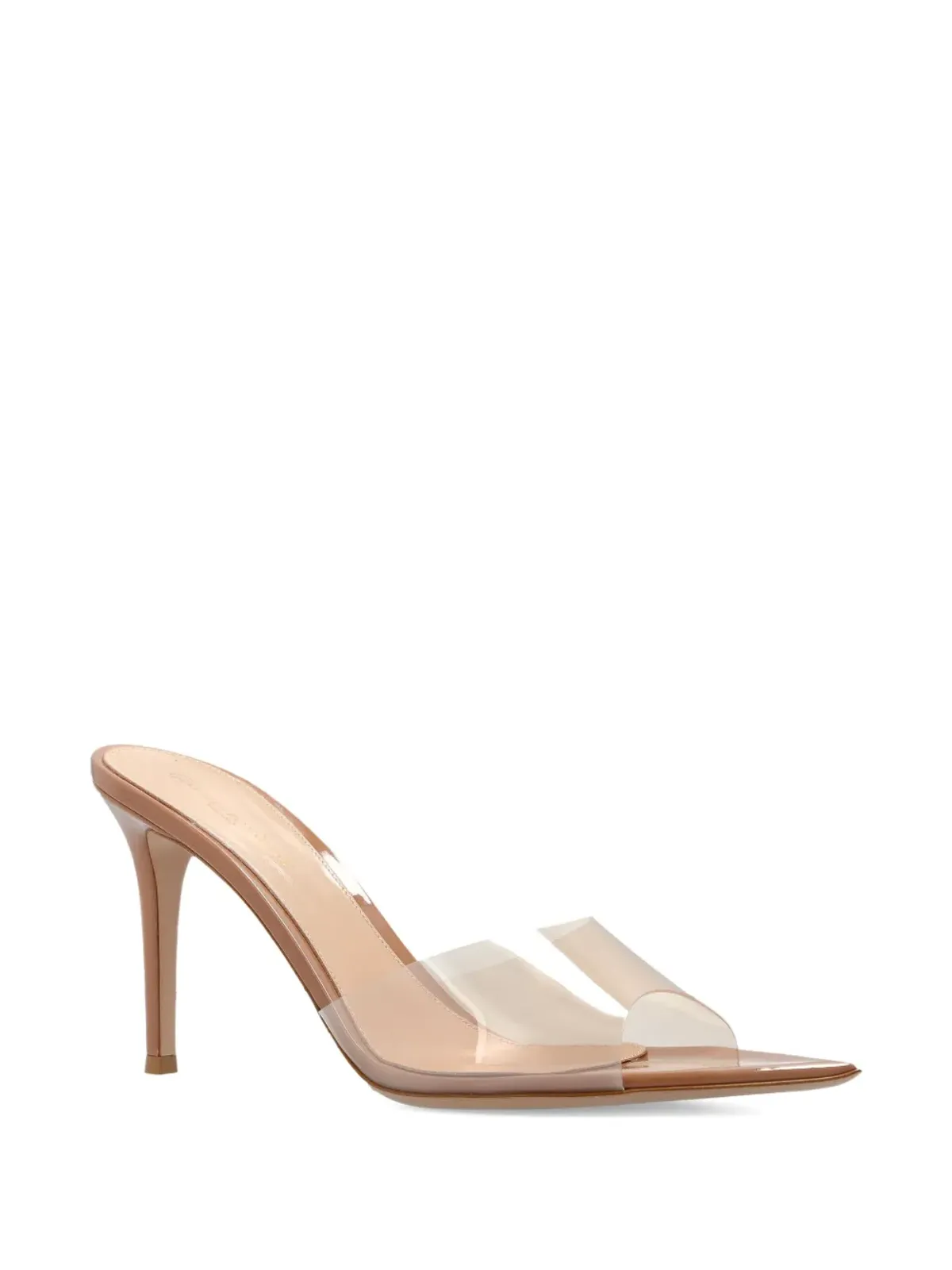 Gianvito Rossi 85mm Elle ポインテッドトゥ ヒールサンダル - ニュートラルカラー - 画像2