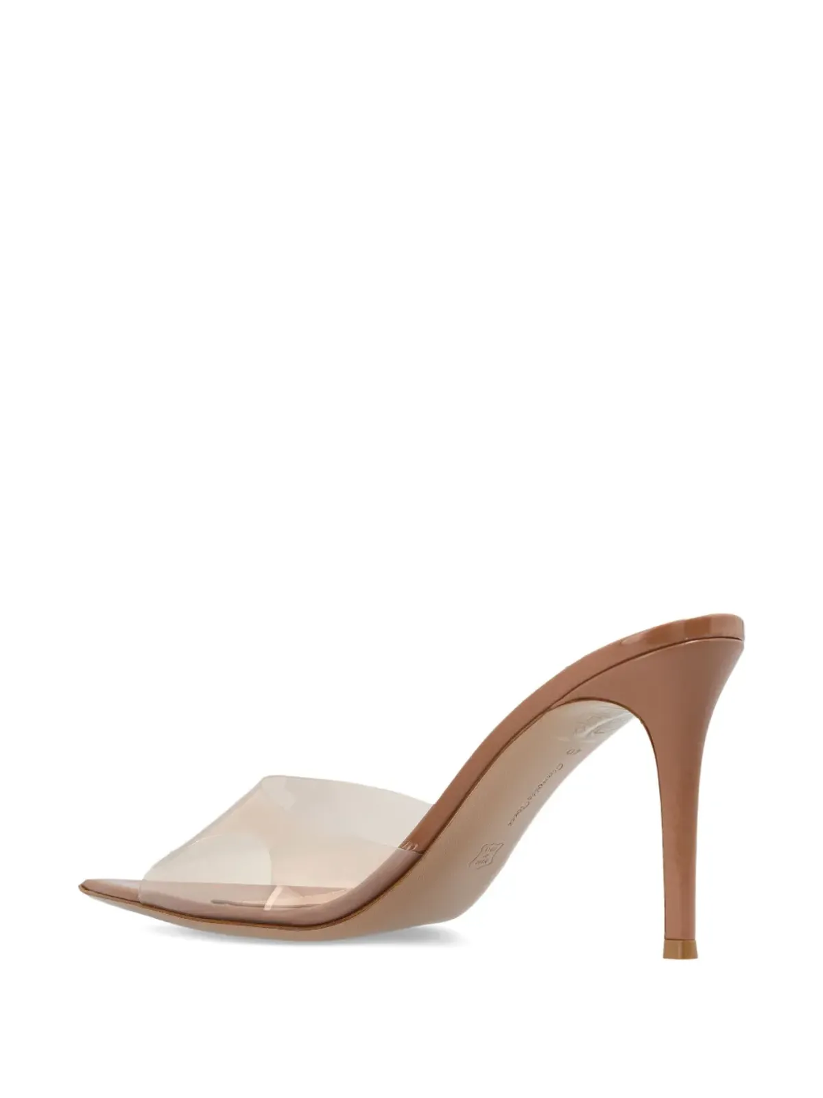 Gianvito Rossi 85mm Elle ポインテッドトゥ ヒールサンダル - ニュートラルカラー - 画像4