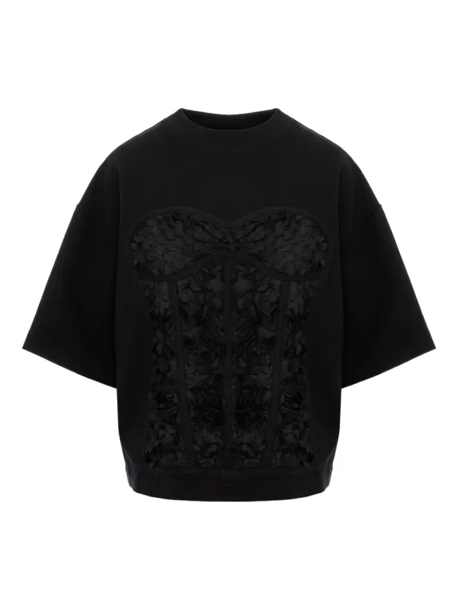 HAMZA HAMZA 花柄コルセットトップスの商品画像