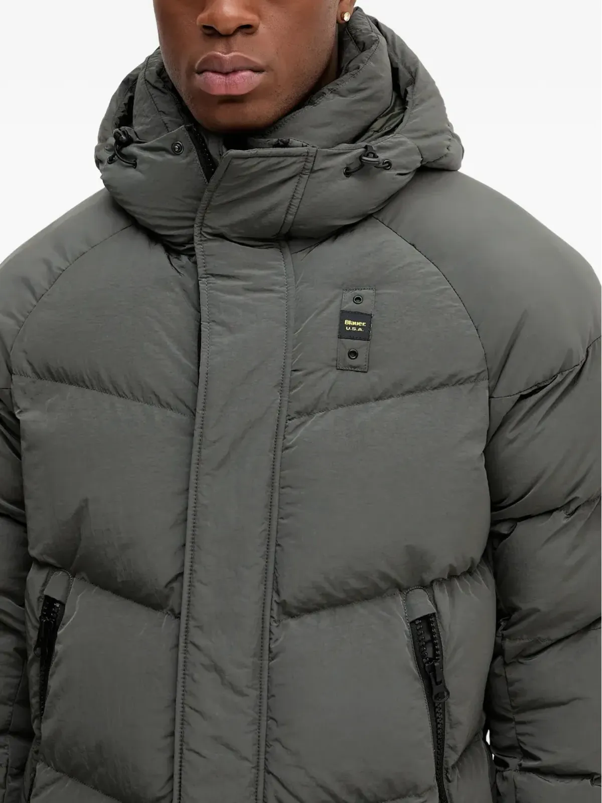 Blauer ジップファスナー付きダウンジャケット - 画像4