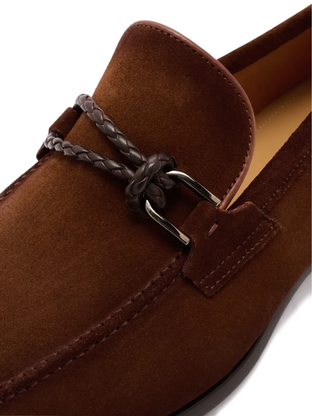 Magnanni スエード ローファー ブラウン - 画像3
