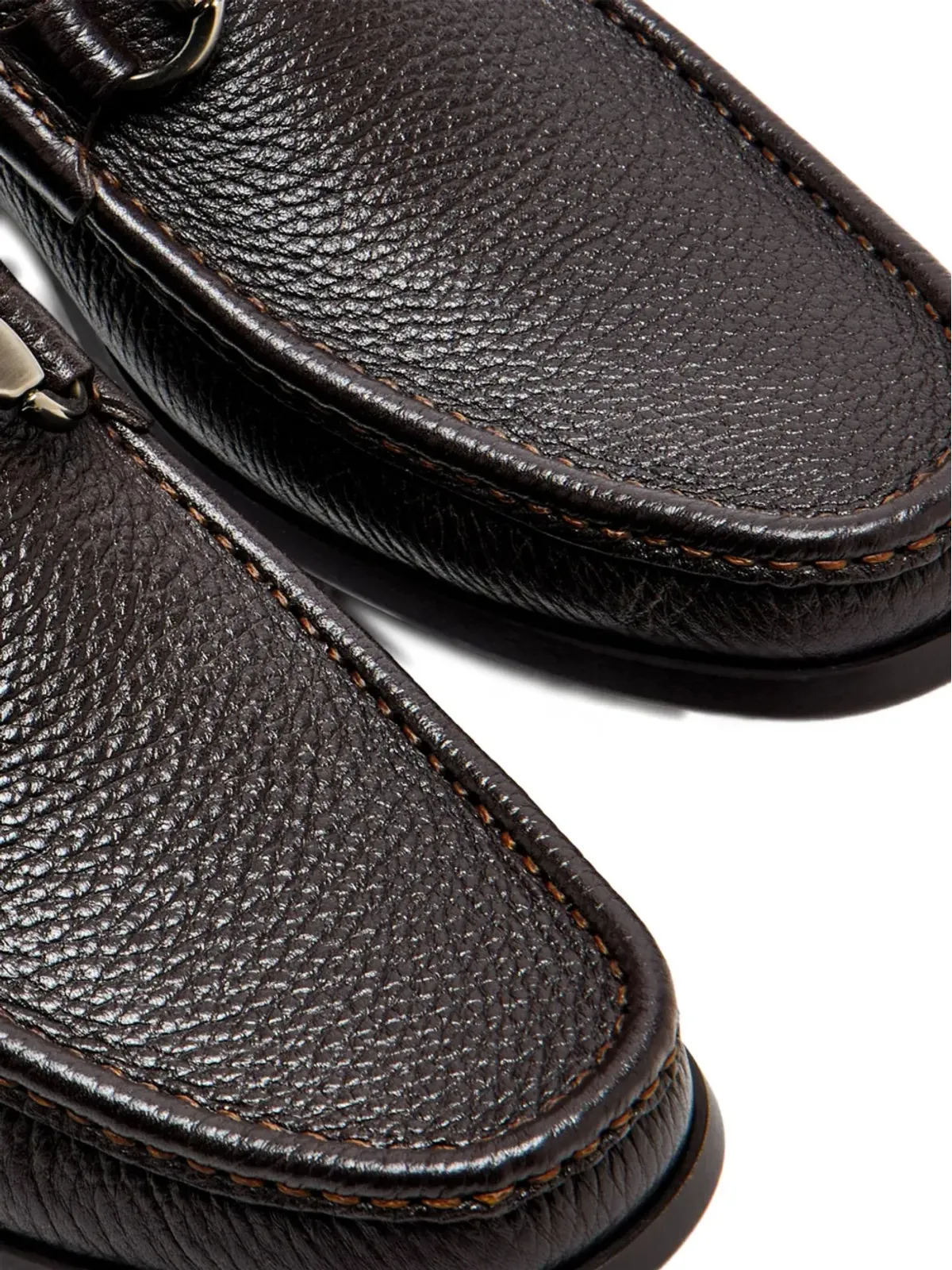 Magnanni テクスチャード ハードウェア ローファー - 画像3