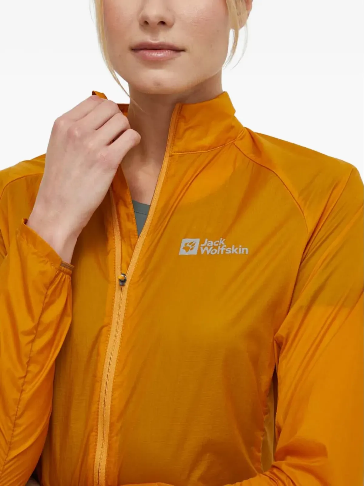 JACK WOLFSKIN Gravex Wind ジップファスナー付き パフォーマンスジャケット - 画像5