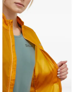 JACK WOLFSKIN Gravex Wind ジップファスナー付き パフォーマンスジャケット - サムネイル4