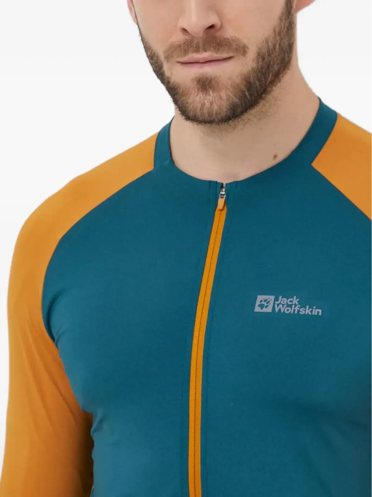 JACK WOLFSKIN Gravex ロングスリーブ ジップ スウェットシャツ - ブルー - 画像4