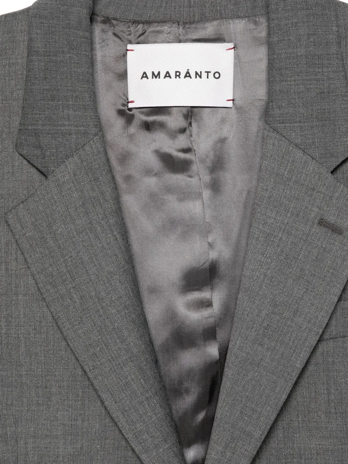 AMARÁNTO シングルブレストブレザー - 画像3