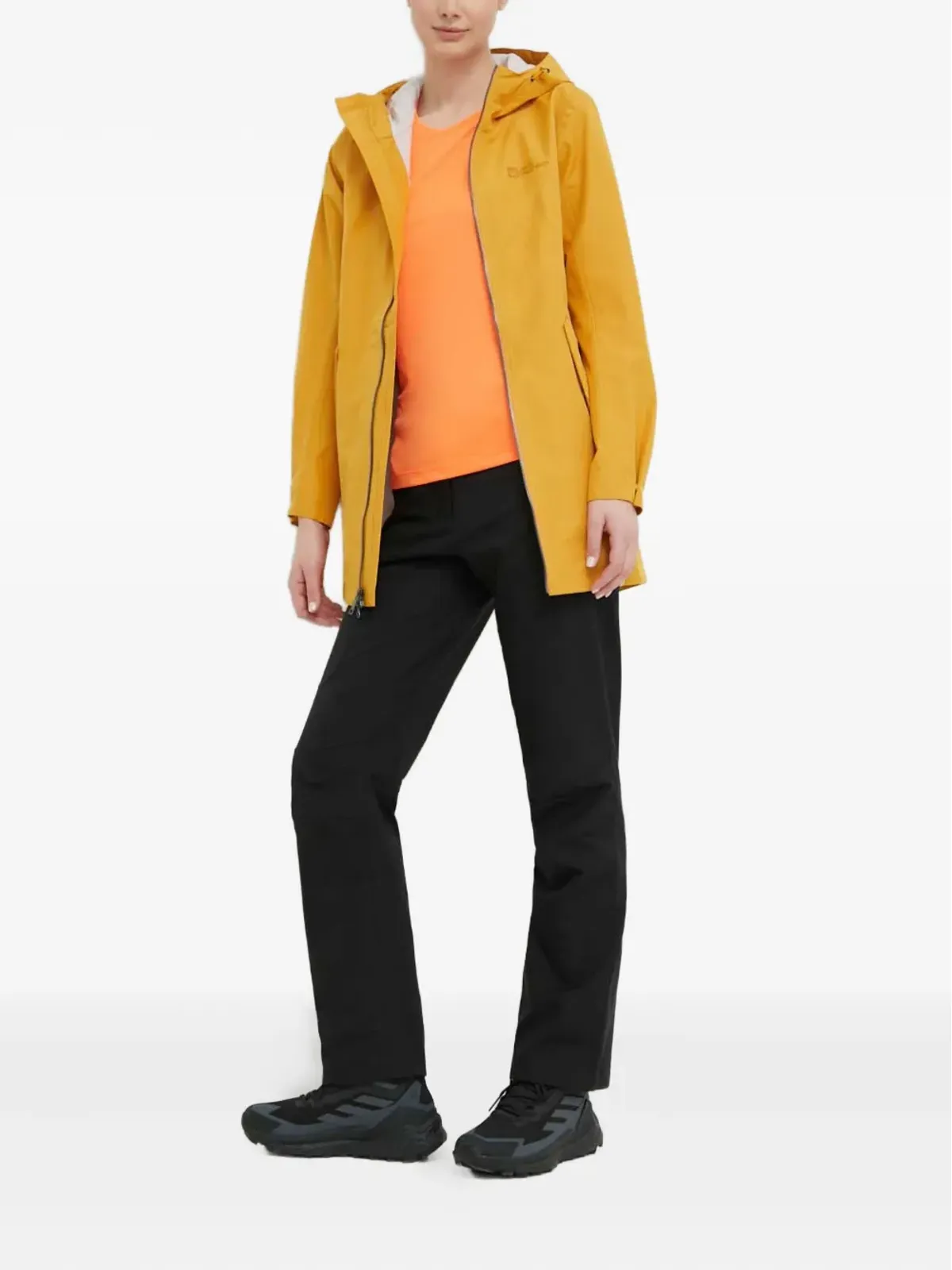 JACK WOLFSKIN Dakar フード付きジップアップパーカ - イエロー - 画像2
