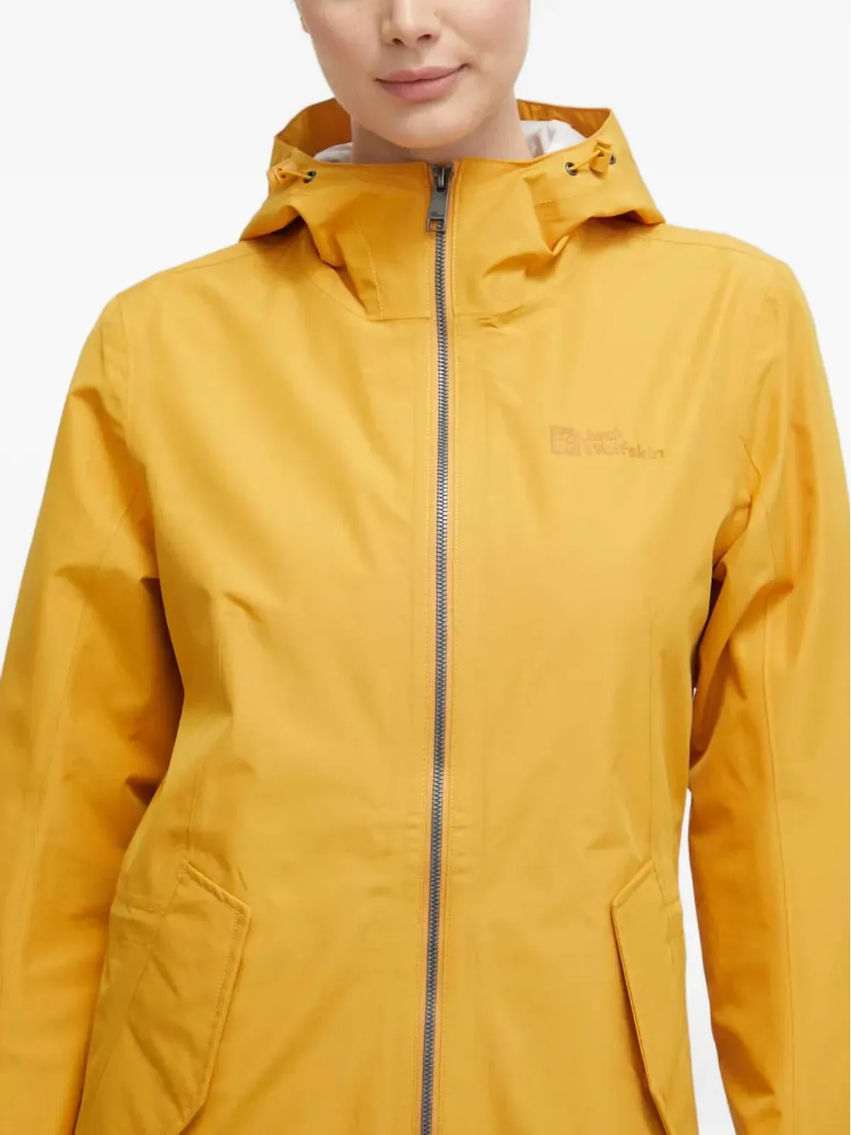 JACK WOLFSKIN Dakar フード付きジップアップパーカ - イエロー - 画像4