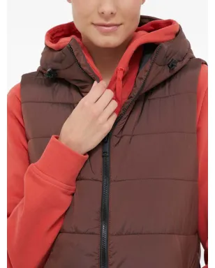JACK WOLFSKIN hooded padded coat - Brown - サムネイル4