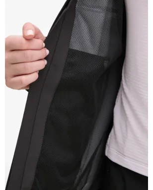 JACK WOLFSKIN Trailtime 2L ロゴ フード付きパフォーマンスジャケット ブラック - サムネイル4