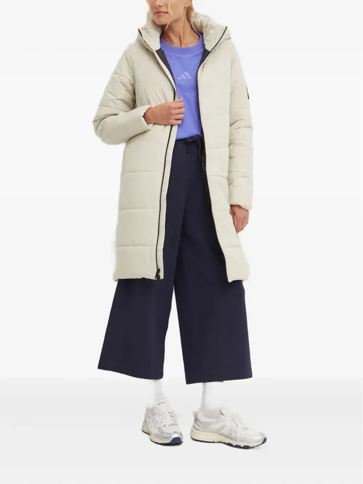 JACK WOLFSKIN デューター キルテッドフードコート - 画像2
