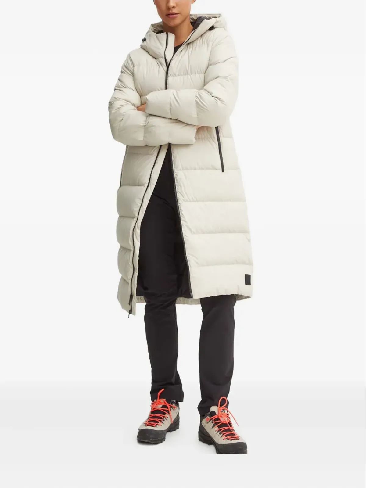 JACK WOLFSKIN フローズンパレス フード付きキルトコート - 画像2