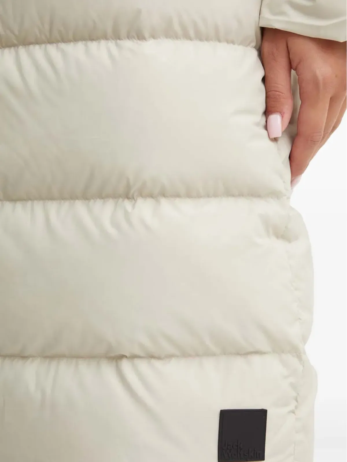 JACK WOLFSKIN フローズンパレス フード付きキルトコート - 画像4