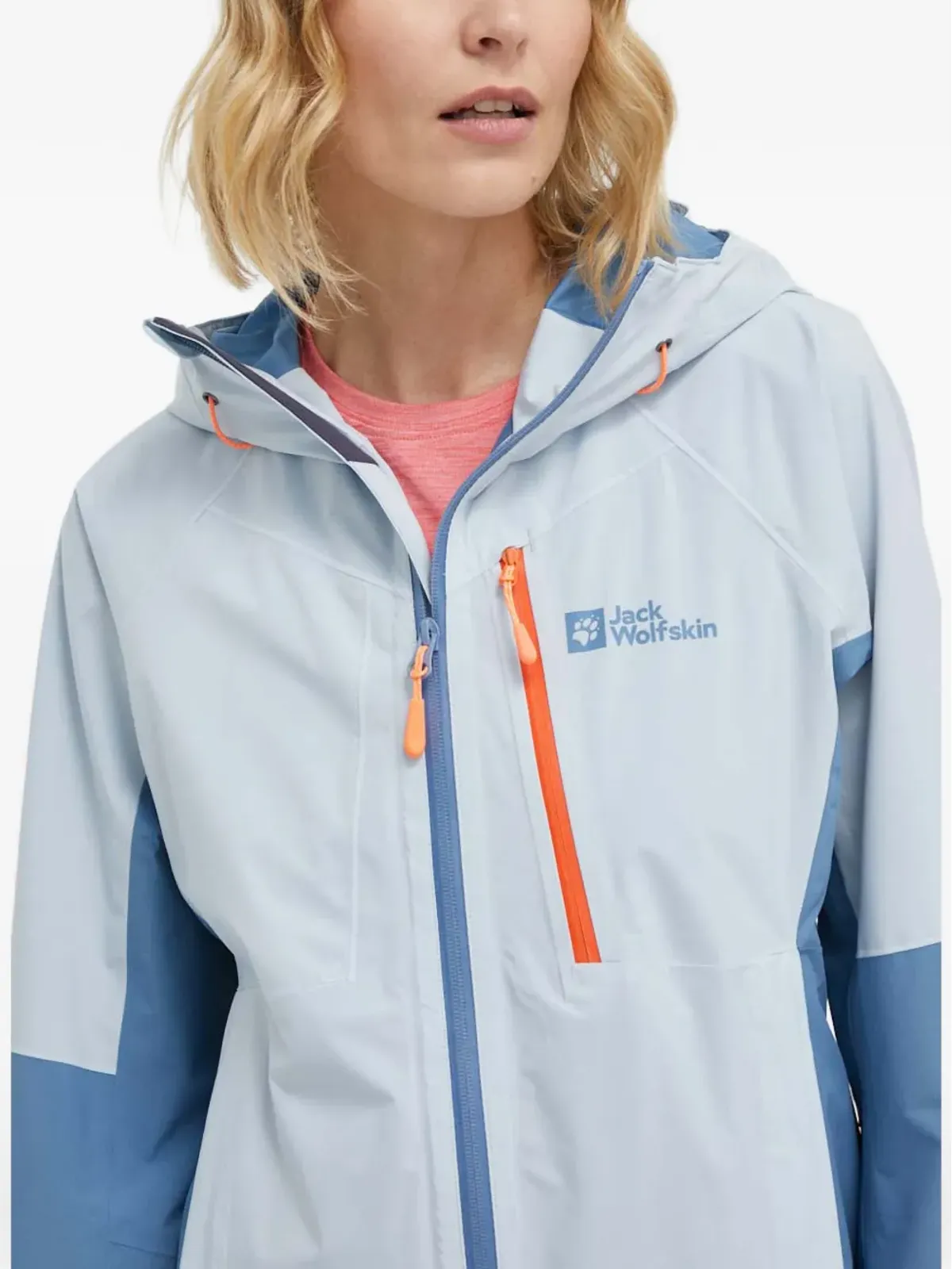 JACK WOLFSKIN イーグルピーク フード付きカラー・ブロック ジャケット - 画像3