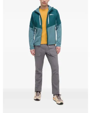 JACK WOLFSKIN フード付きジップファスナーのパフォーマンスジャケット - サムネイル2