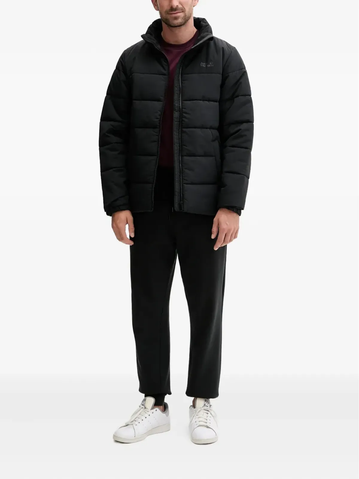 JACK WOLFSKIN Northern Lite ジップファスナー付きパデッドジャケット - ブラック - 画像2