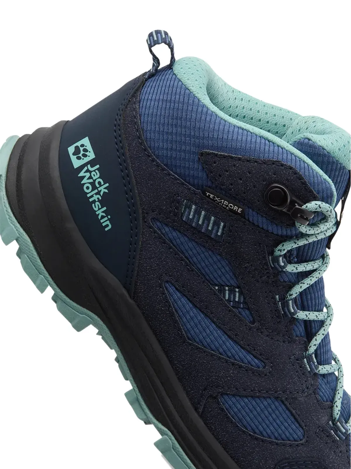 JACK WOLFSKIN ジャック・ウォルフスキン Texapore Mid K テクスチャード レースアップ ブーツ - 画像5