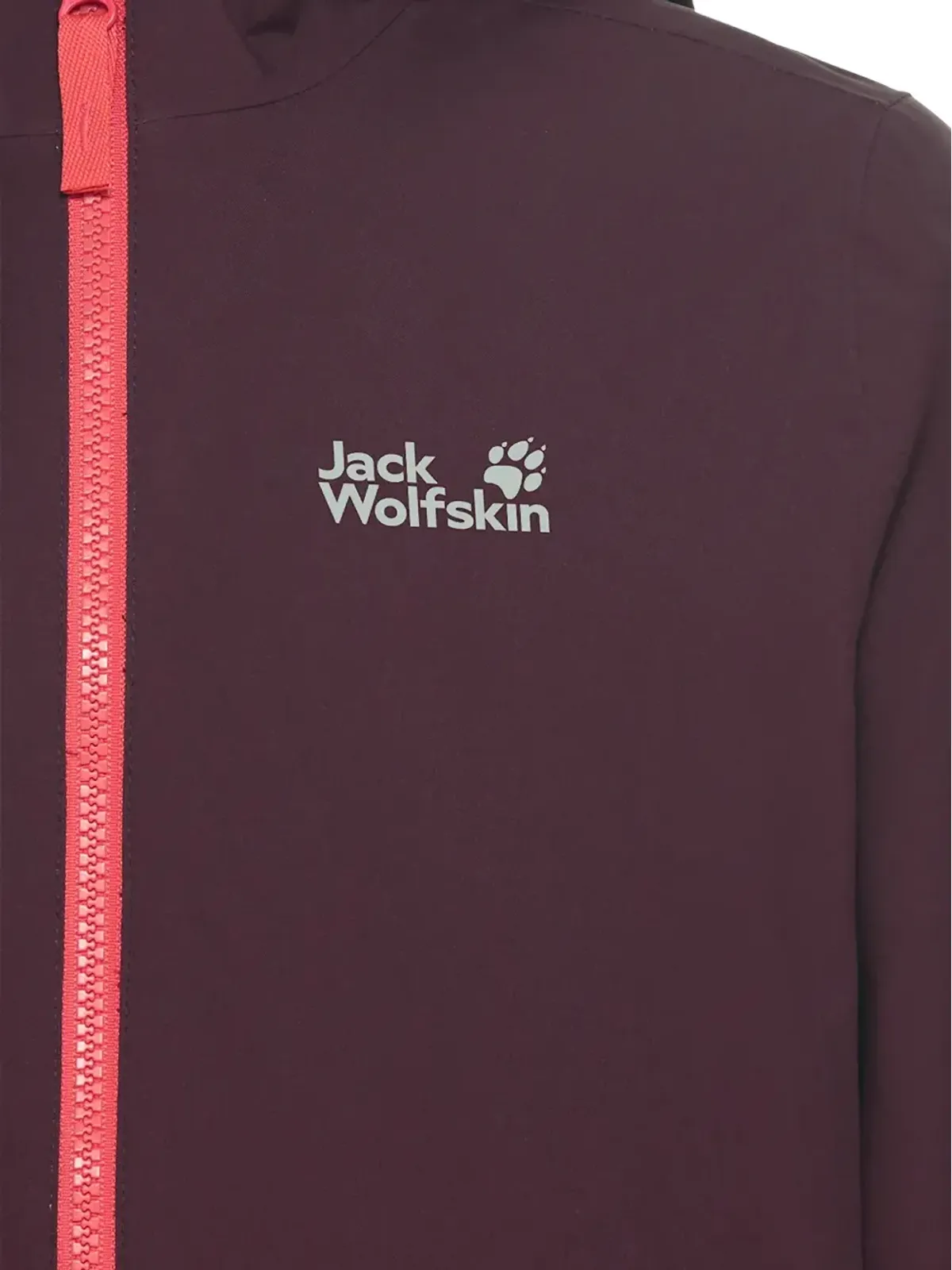JACK WOLFSKIN カラーブロック フード付きジャケット - 画像3