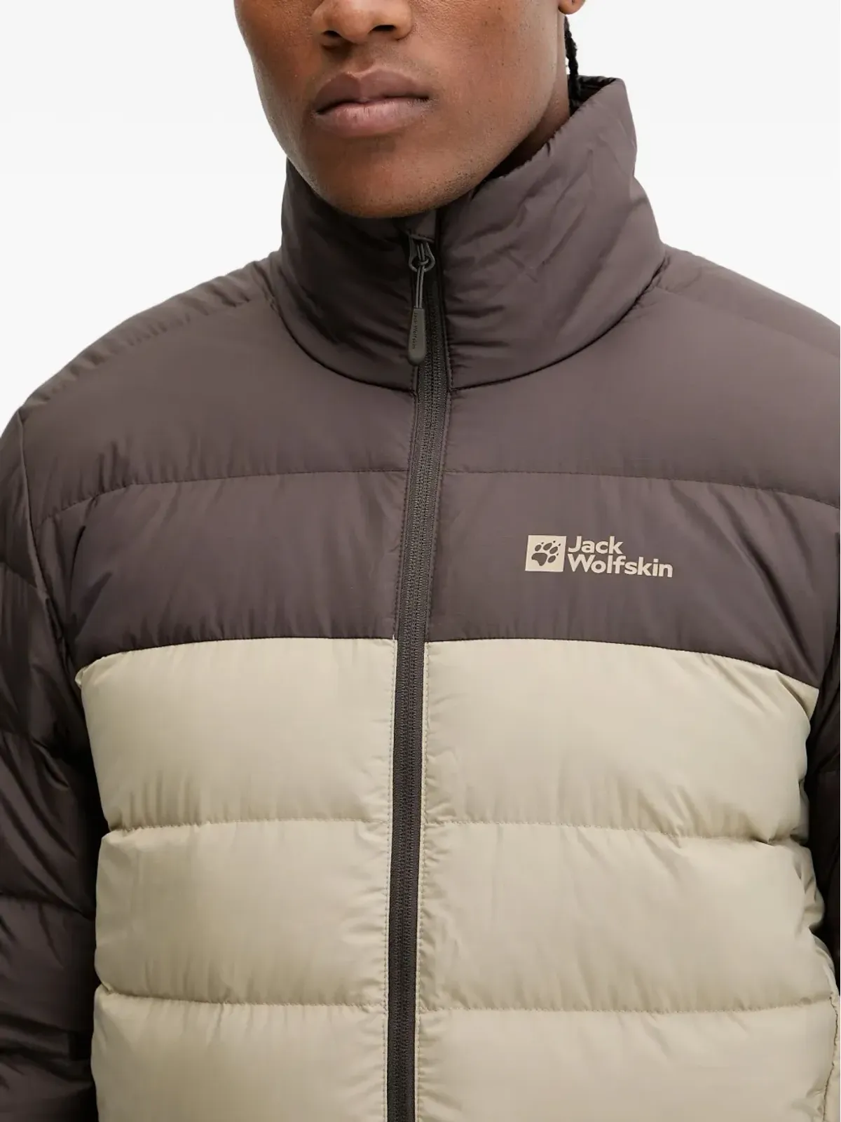 JACK WOLFSKIN カラーブロック パデッドジャケット - 画像4