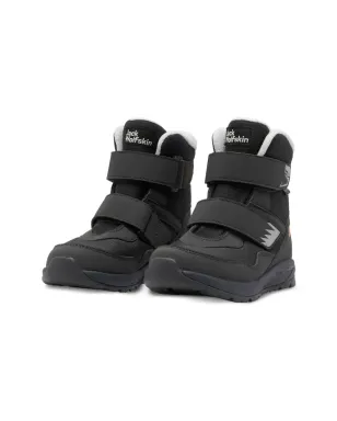 JACK WOLFSKIN Polar Bear-b Texapore Mid VC タッチストラップ ブーツ - ブラック - サムネイル1