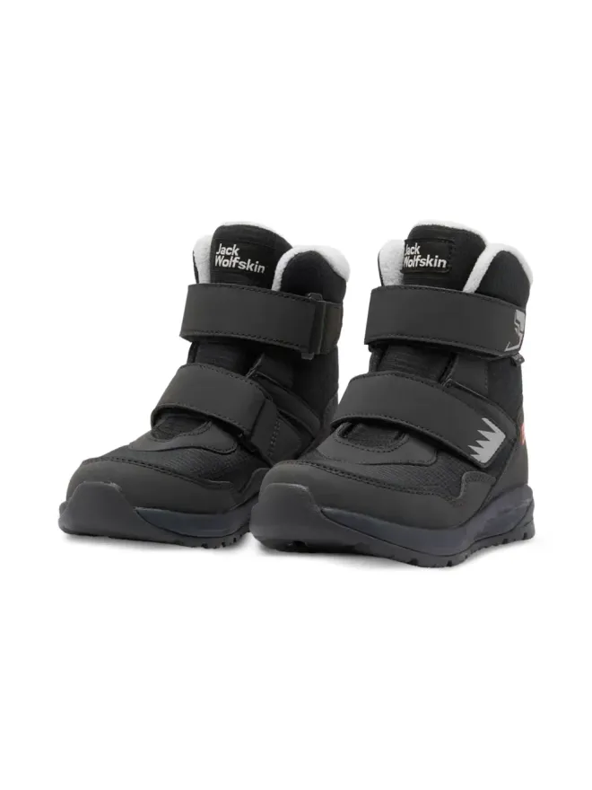 JACK WOLFSKIN JACK WOLFSKIN Polar Bear-b Texapore Mid VC タッチストラップ ブーツ - ブラックの商品画像