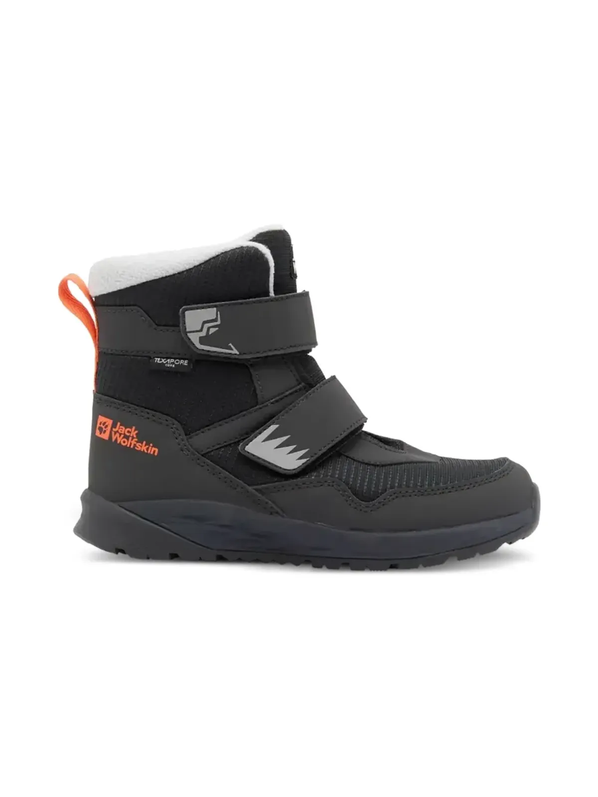 JACK WOLFSKIN Polar Bear-b Texapore Mid VC タッチストラップ ブーツ - ブラック - 画像2