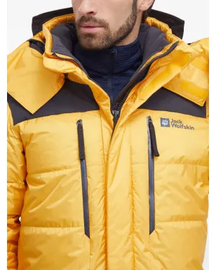 JACK WOLFSKIN 1995 Series フード付きキルティングジャケット - イエロー - サムネイル4