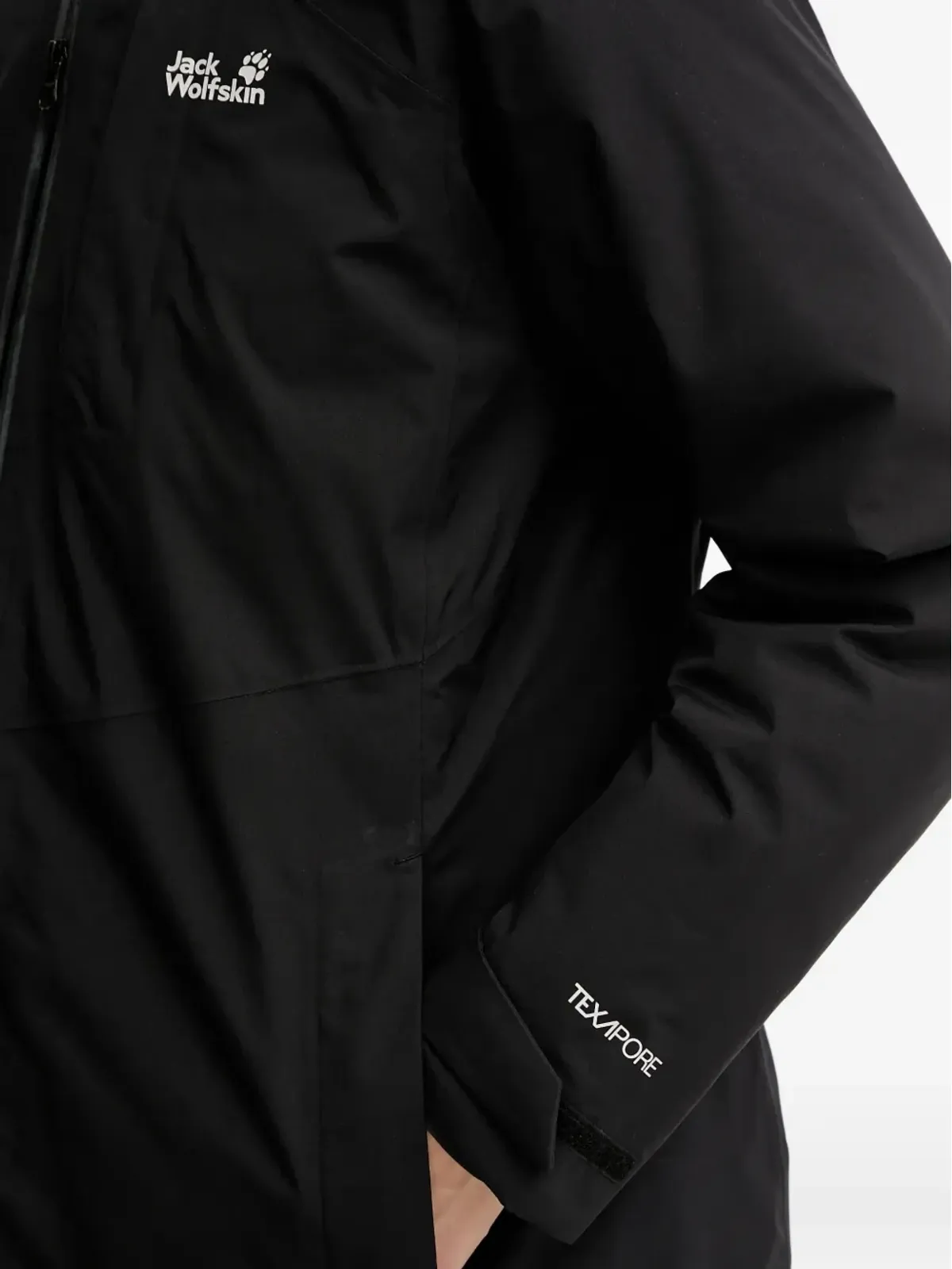 JACK WOLFSKIN ジップ付きフード搭載のパフォーマンスジャケット - 画像5