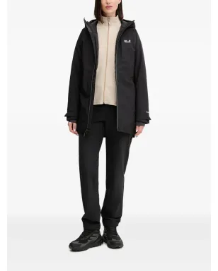 JACK WOLFSKIN ジップ付きフード搭載のパフォーマンスジャケット - サムネイル2
