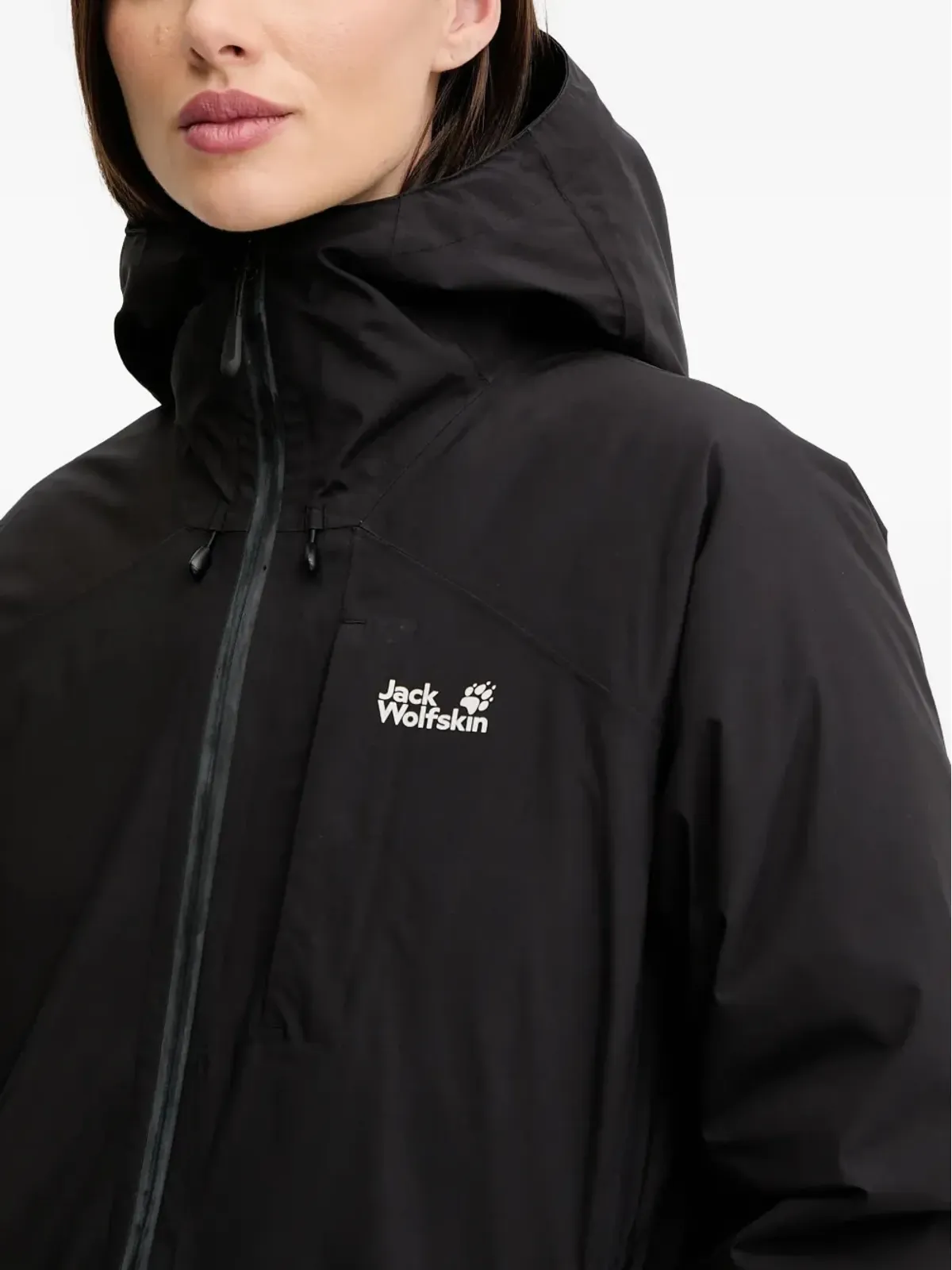 JACK WOLFSKIN ジップ付きフード搭載のパフォーマンスジャケット - 画像4