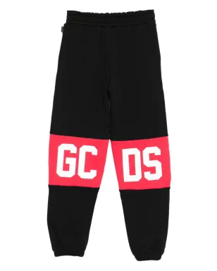 Gcds Kids ロゴプリント パネルパンツ - ブラック - サムネイル2