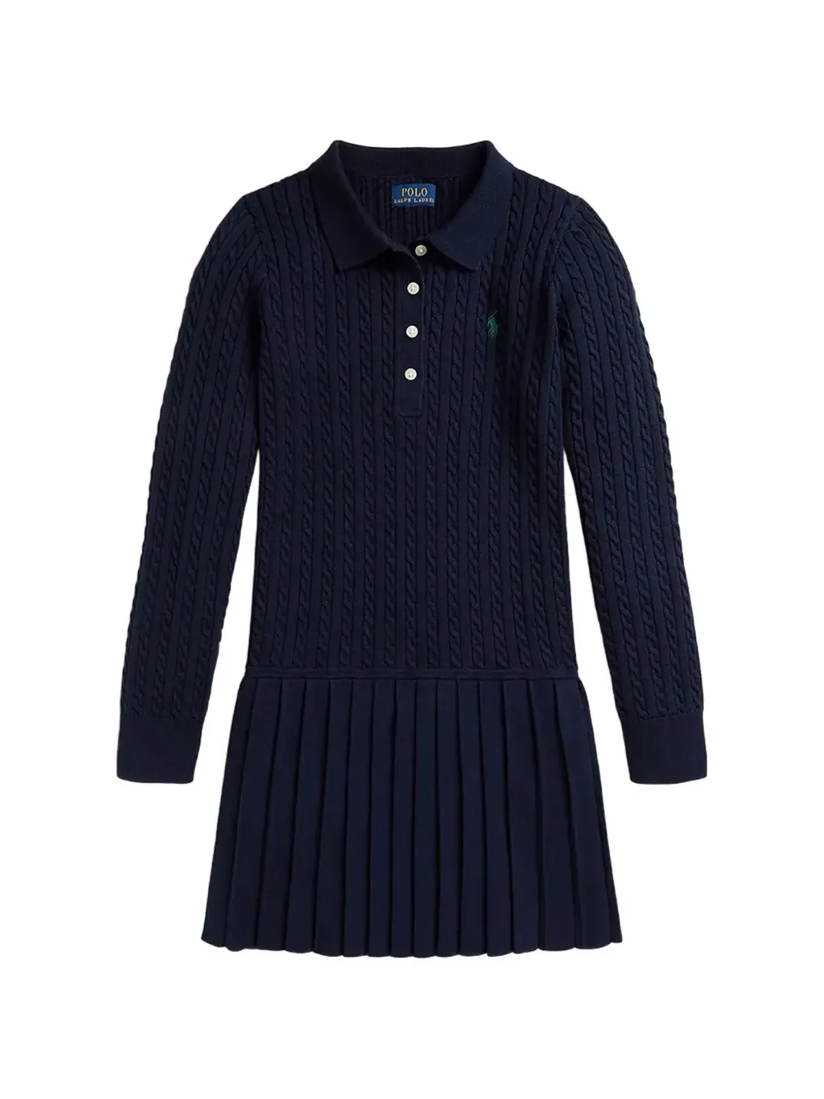 POLO RALPH LAUREN KIDS ロゴ刺繍入りカジュアルドレス - 画像1