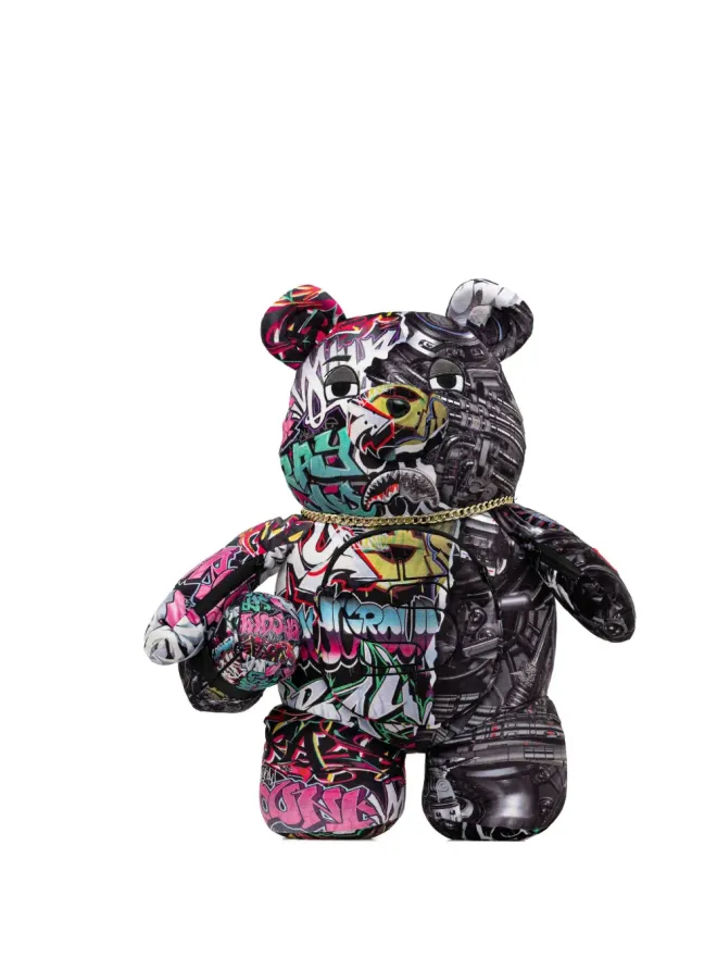 Sprayground Sprayground グラフィティプリント・ベア型バックパックの商品画像