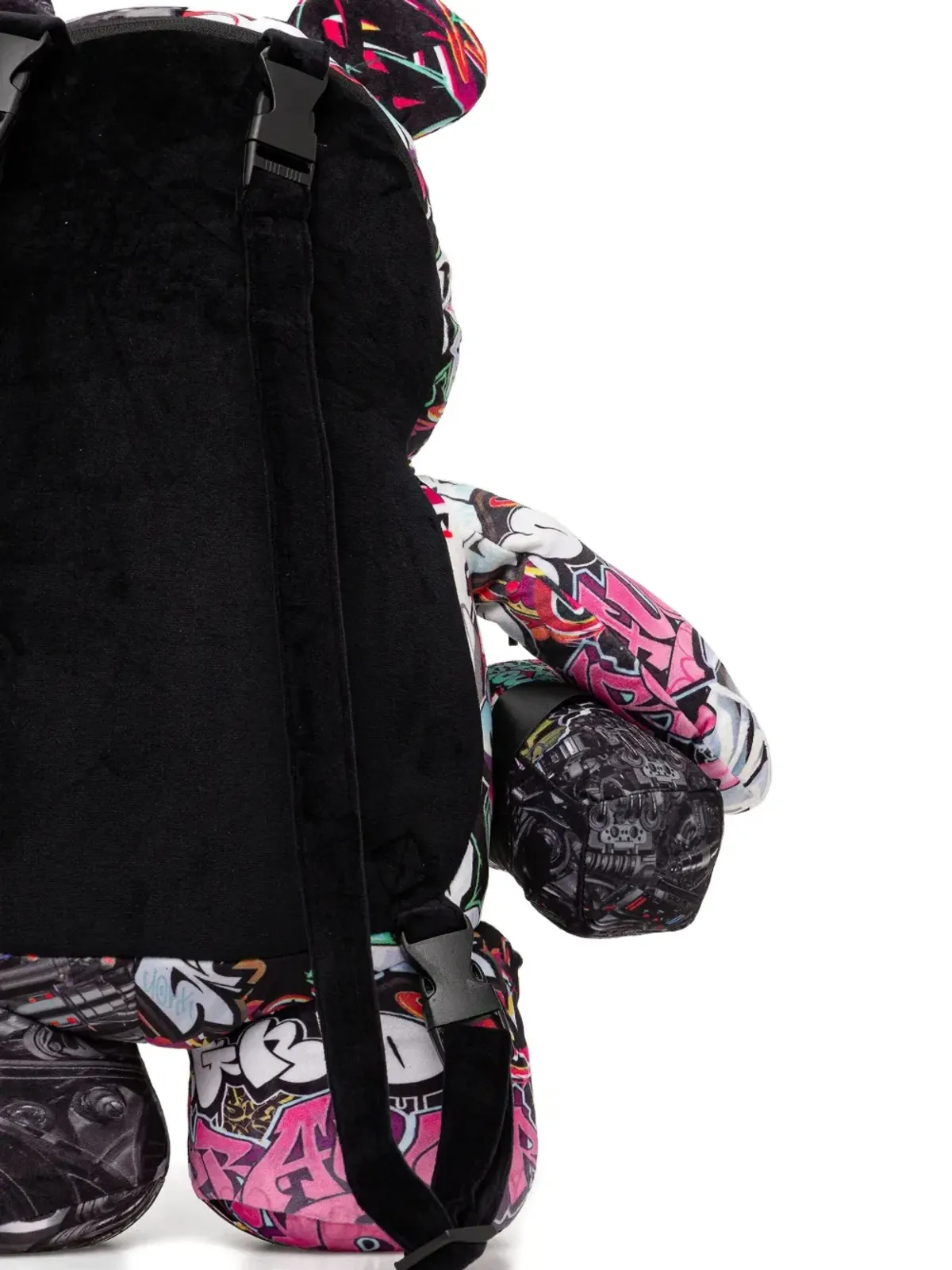 Sprayground グラフィティプリント・ベア型バックパック - 画像3