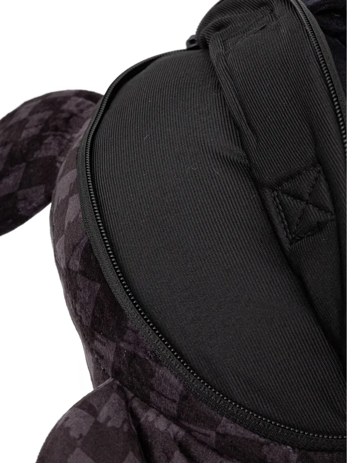 Sprayground チェック柄ベアー型バックパック - 画像5