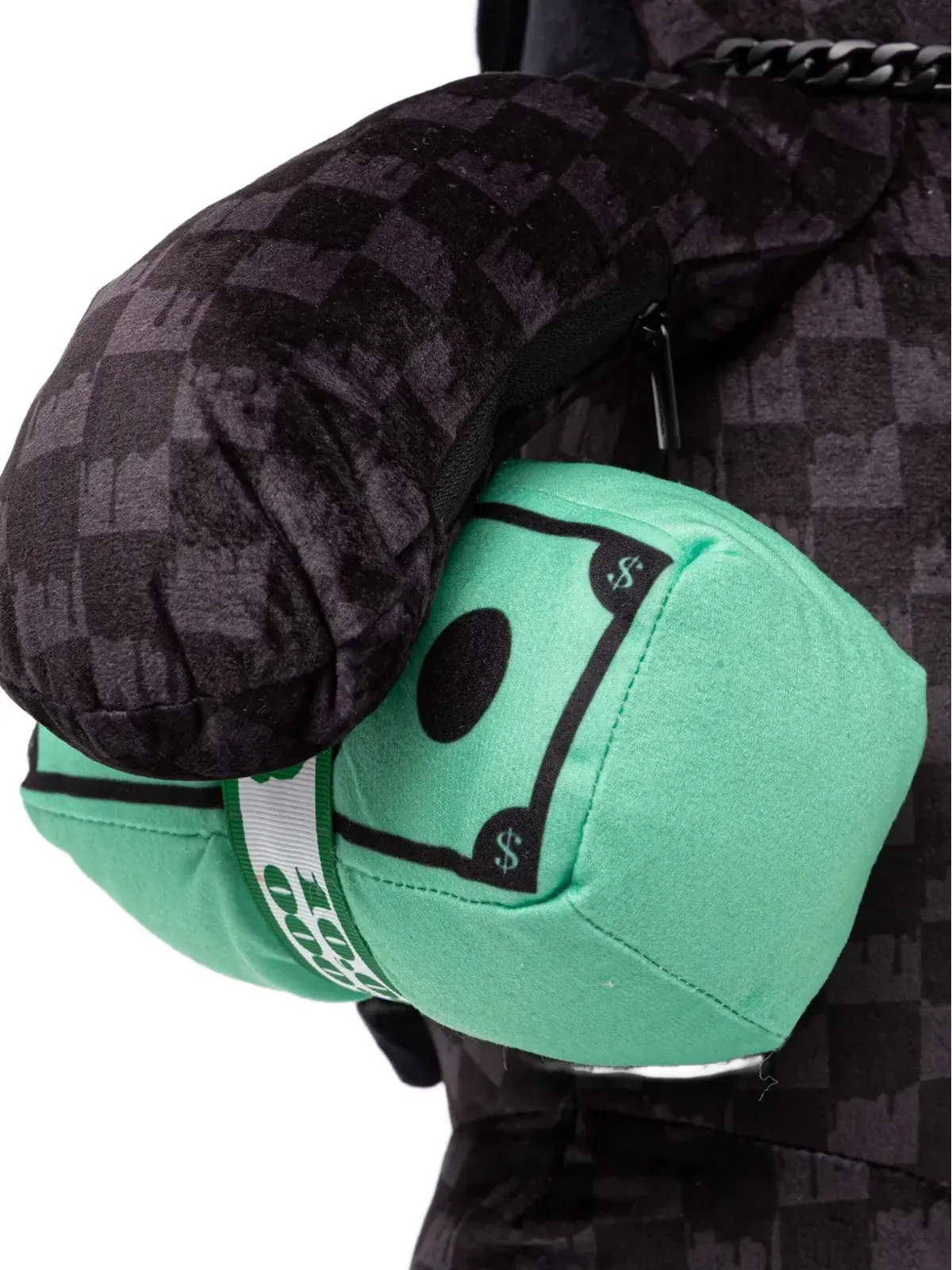 Sprayground チェック柄ベアー型バックパック - 画像4