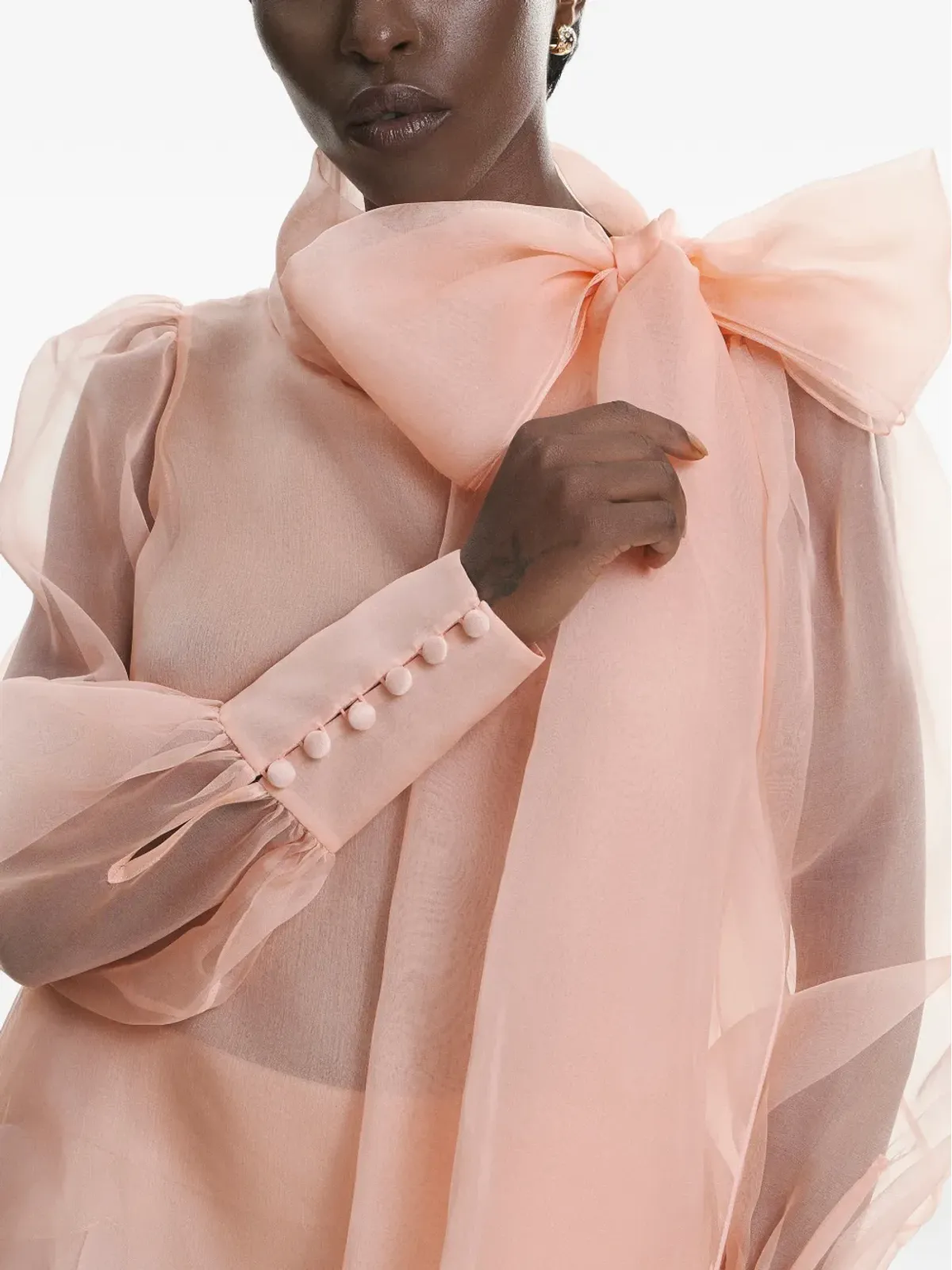 LITA COUTURE Ellise long-sleeve blouse - Pink - 画像5