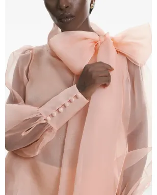 LITA COUTURE Ellise long-sleeve blouse - Pink - サムネイル5