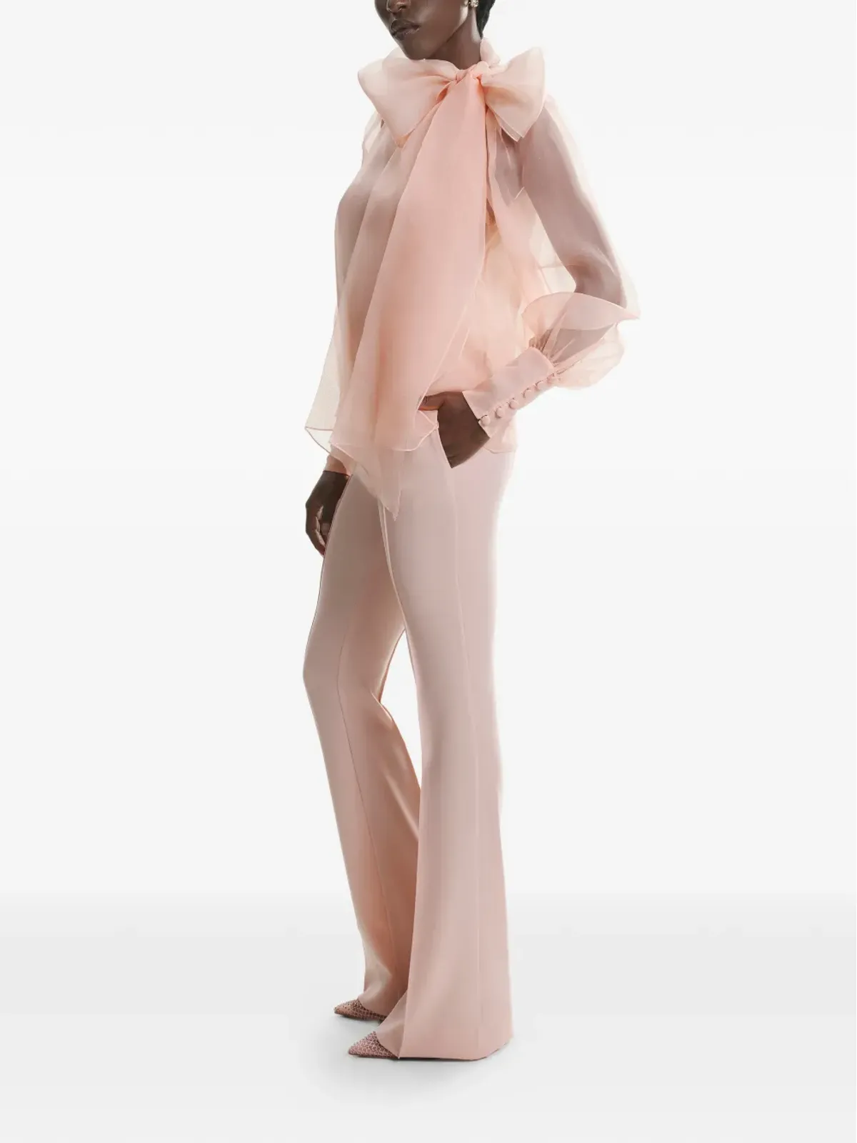 LITA COUTURE Ellise long-sleeve blouse - Pink - 画像2