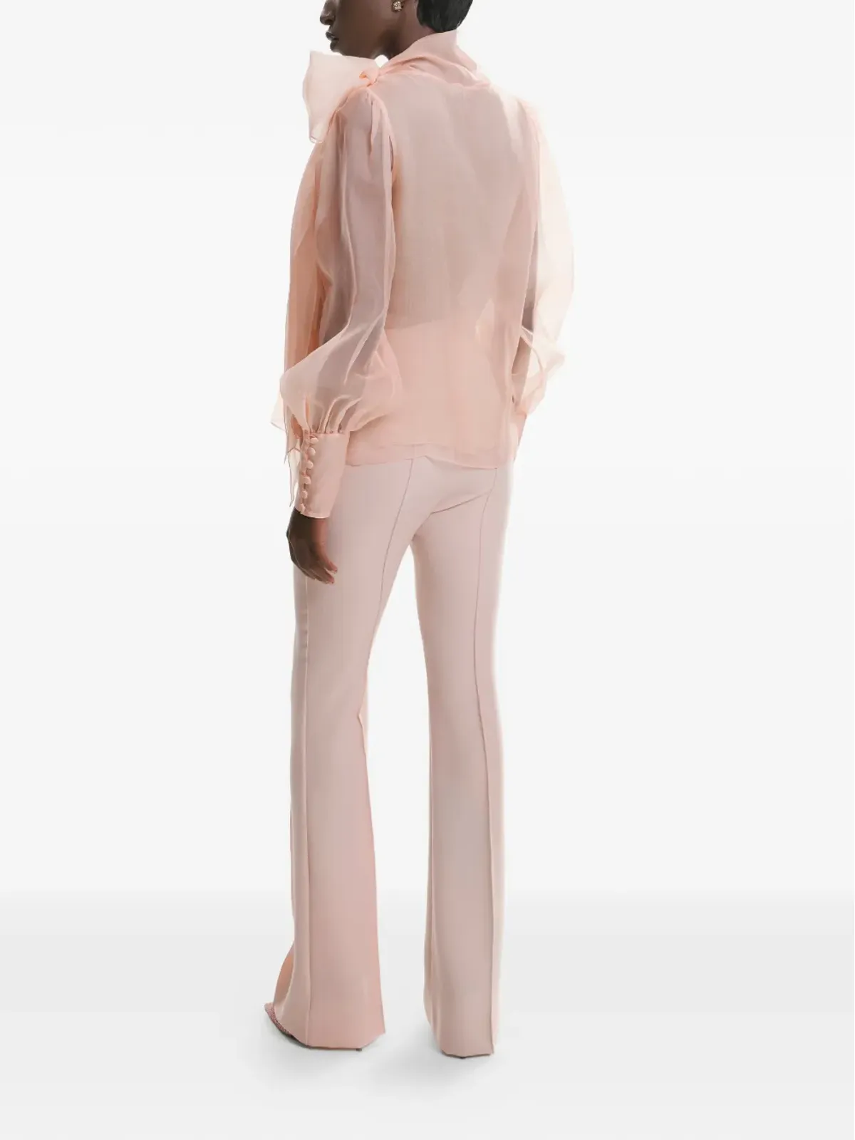 LITA COUTURE Ellise long-sleeve blouse - Pink - 画像3