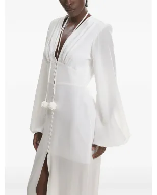 LITA COUTURE Maelle V-neck dress - サムネイル5