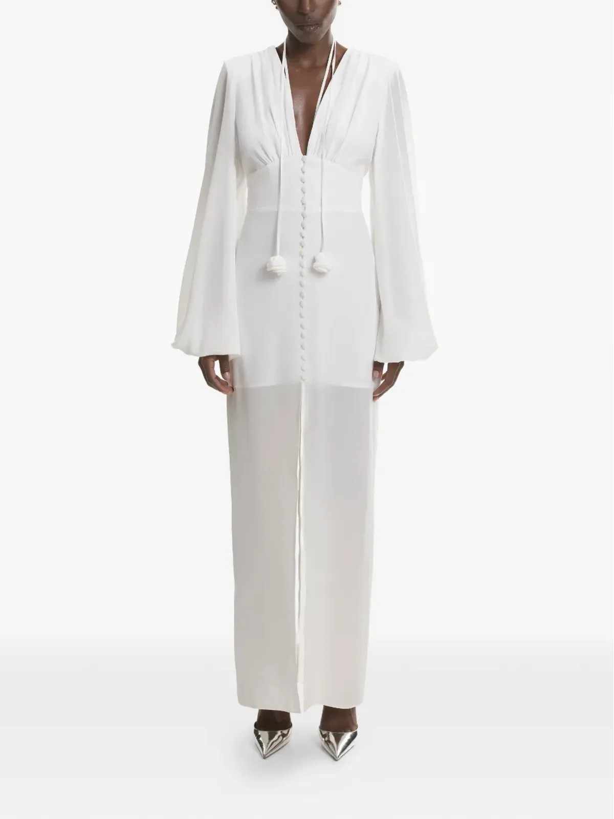 LITA COUTURE Maelle V-neck dress - 画像2