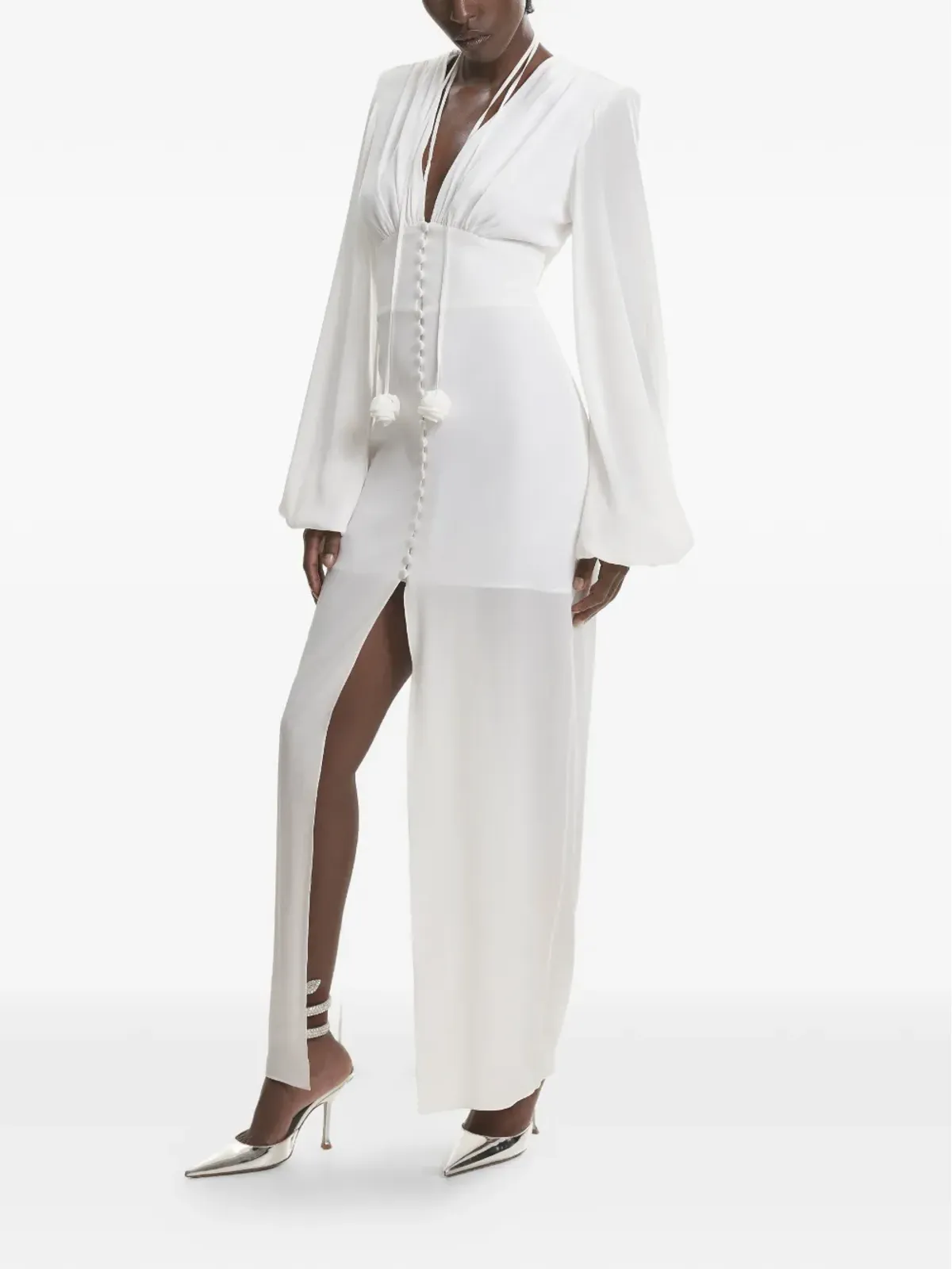 LITA COUTURE Maelle V-neck dress - 画像3
