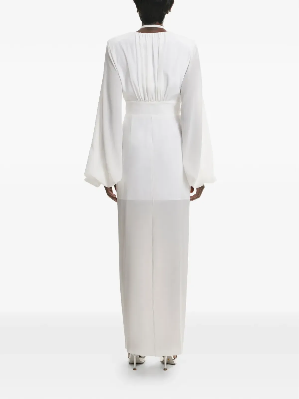 LITA COUTURE Maelle V-neck dress - 画像4