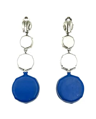 PUCCI Pre-Owned 1980s crystal shoulder earrings - Silver - サムネイル2