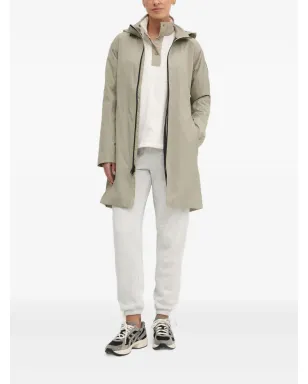 JACK WOLFSKIN Wellsee フード付きトレンチコート - サムネイル2