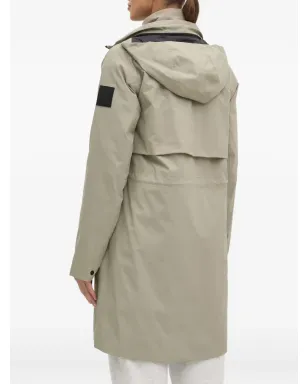 JACK WOLFSKIN Wellsee フード付きトレンチコート - サムネイル3