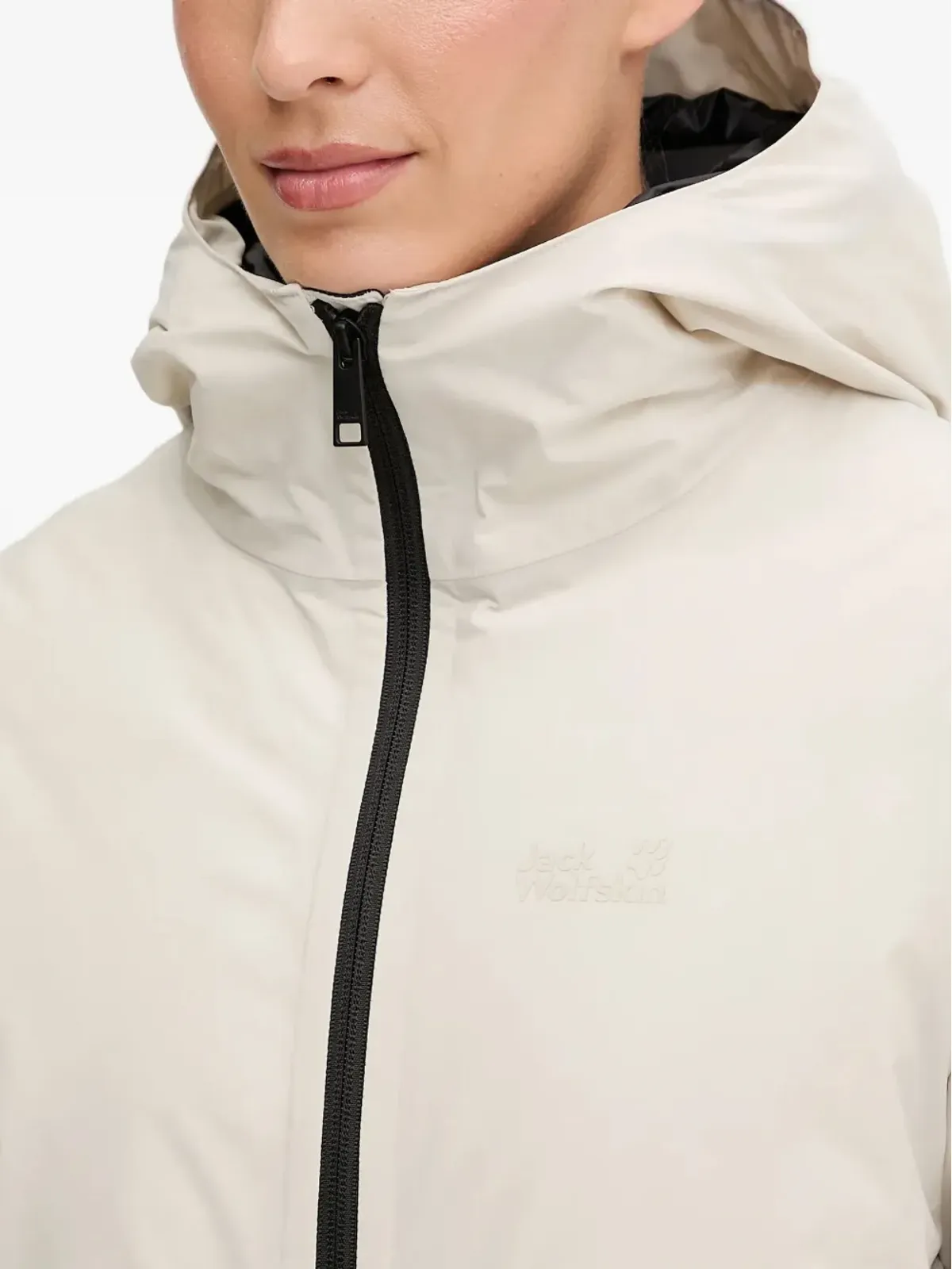 JACK WOLFSKIN フロストヘイブン フード付きジップファスナー コート - 画像4