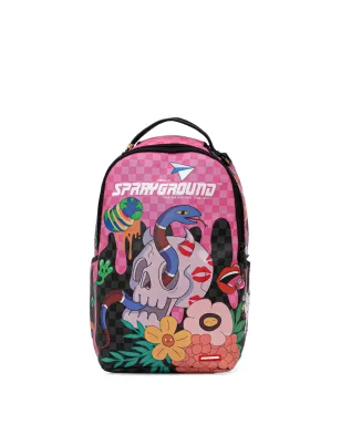 Sprayground グラフィックプリントバックパック ピンク - サムネイル1